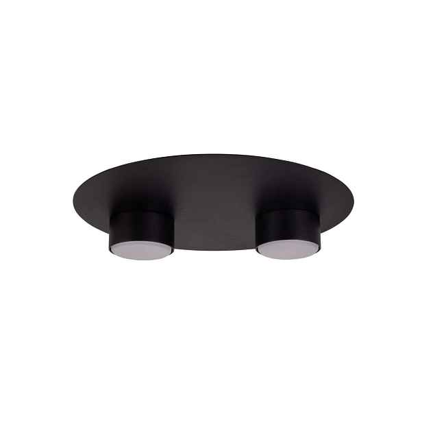 Stropní lampa Bodové svítidlo Černá Kov 2 Zdroje GX53 Sigma Lighting