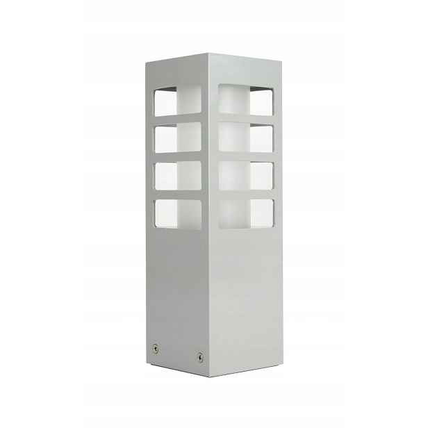 Venkovní zahradní sloupková lampa industriální šedá 25 cm IP54 Su-ma