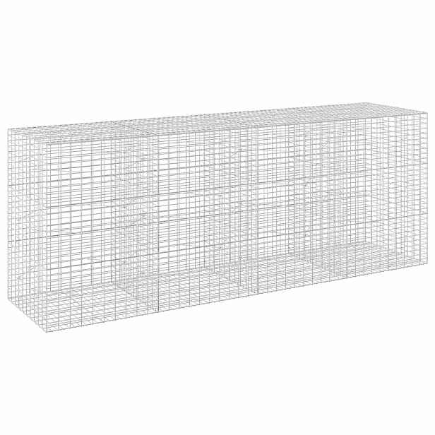 vidaXL Gabion s drátem 5 mm a síťkou 5x10 cm 400x100x150 cm