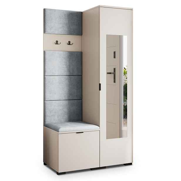 MASSENO MODERNÍ PŘEDSÍŇOVÁ SKŘÍŇ VIRA, 95/181/51 cm, kašmírová