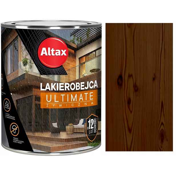 Altax Lakovací Ultimate Pryskyřičná Ochranná A Dekorativní 5 L Palisandrová Barva