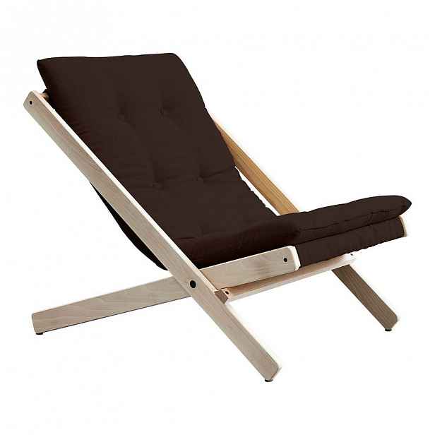 Skládací křeslo Karup Design Boogie Raw/Brown