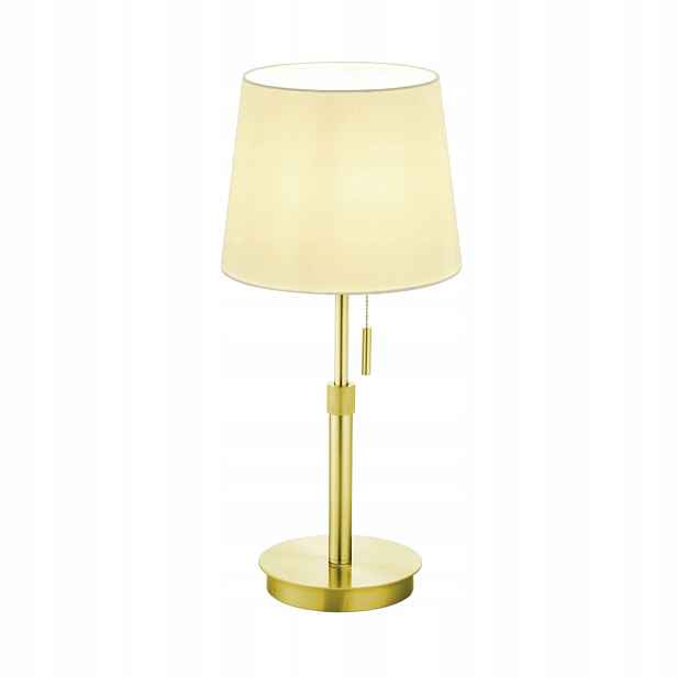 Stolní lampa Trio Lyon zlatá, kov, E27, nastavitelná výška 45-56 cm