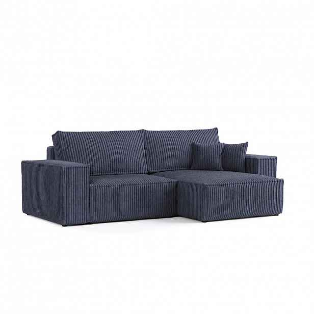 AltaBeds ROHOVÁ SEDAČKA CAVO, textil, Námořnická modrá
