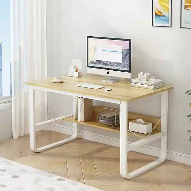 Casarredo Psací stůl NARVIK - bílá/javor
