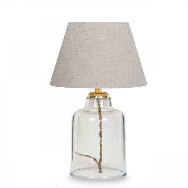 Opviq Stolní lampa Glastor 30 cm béžová
