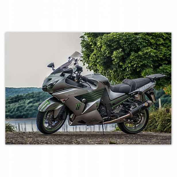 Plakáty 200x135 Kawasaki Motor Motocykl