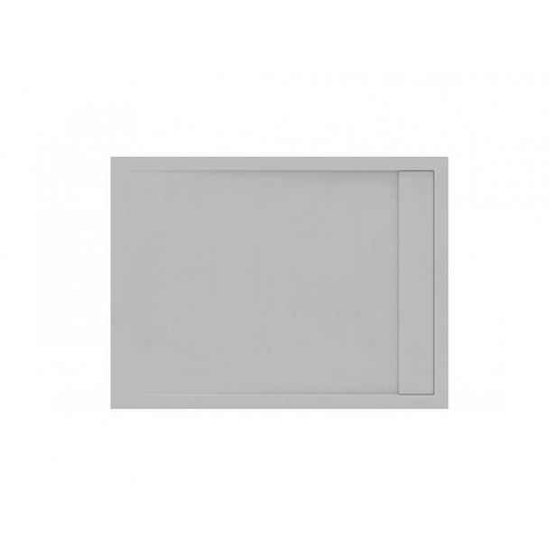 Sprchová vanička obdélníková Ravak Sandstone Pro 120x90 cm litý mramor smoke grey XA03G74O010