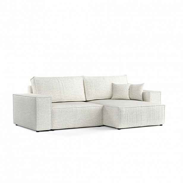 AltaBeds ROHOVÁ SEDAČKA CAVO, textil, Světle béžová