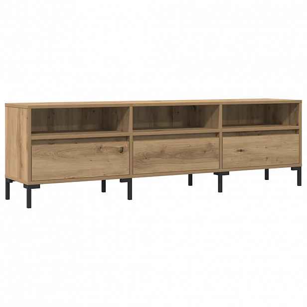 vidaXL TV skříňka dub artisan 150 x 30 x 44,5 cm kompozitní dřevo
