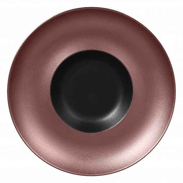 Hluboký talíř Gormet hnědý 26 cm Metalfusion Rak Porcelain