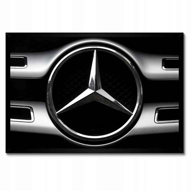 Plakáty v rámu 60x40 Mercedes Černobílé