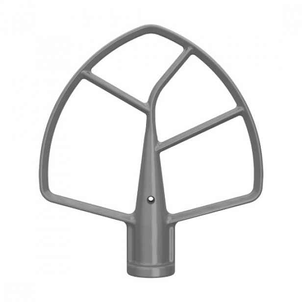 Plochý šlehač pro mísové mixéry, stříbřitý povlak - KitchenAid