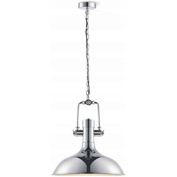 Závěsná Led lampa Vintage Retro, nastavitelná, 145 x 35 cm, stříbrná