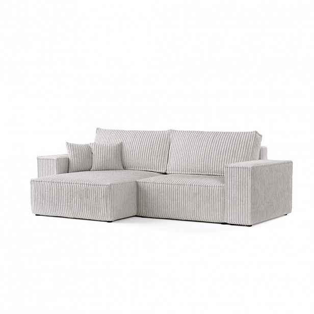 AltaBeds ROHOVÁ SEDAČKA CAVO, textil, Šedá