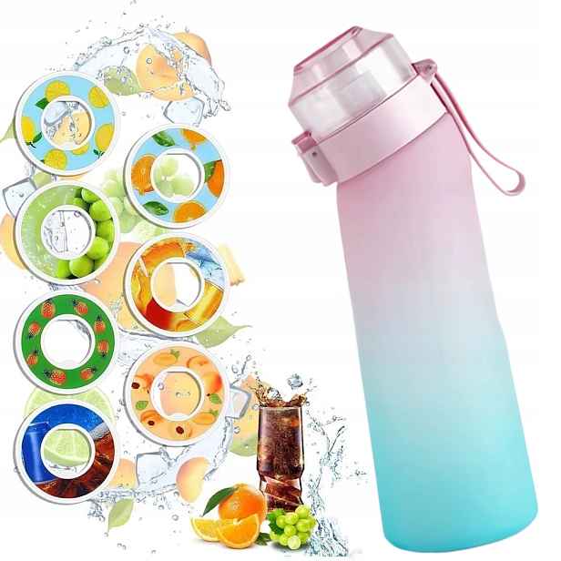 Láhev na vodu Vonný hrnek 650 ml Koření láhev na vodu 7ks nová