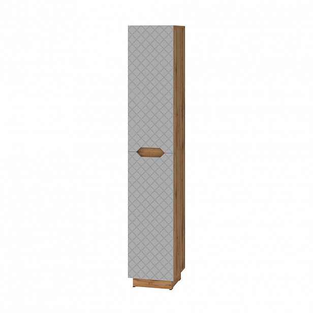 Vicco KOUPELNOVÁ SKŘÍŇKA Lotta Šedá 33 x 186 cm se 2 dveřmi