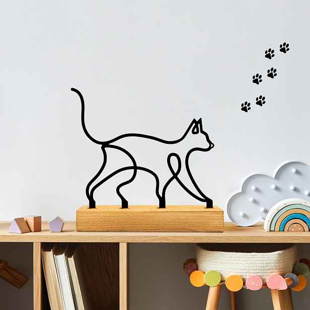 Dekorativní předmět Meow - Black