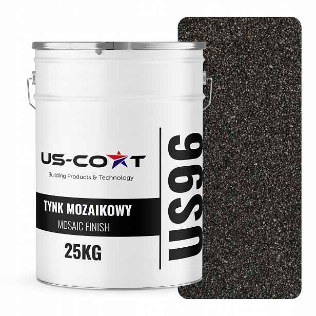 Mozaiková Omítka Mozaika 25KG Hnědá Tmavá M84 Ozdobná Pryskyřičná Fasáda