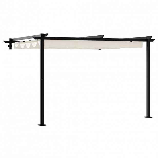 vidaXL Altán 300 x 300 x 200 cm Krémová Polyester