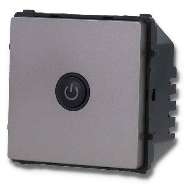 Vypínač bojleru 45A WiFi Tuya s měřením energie, modul šedý
