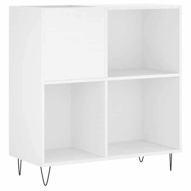 vidaXL Skříňka na LP desky bílá 84,5 x 38 x 89 cm kompozitní dřevo