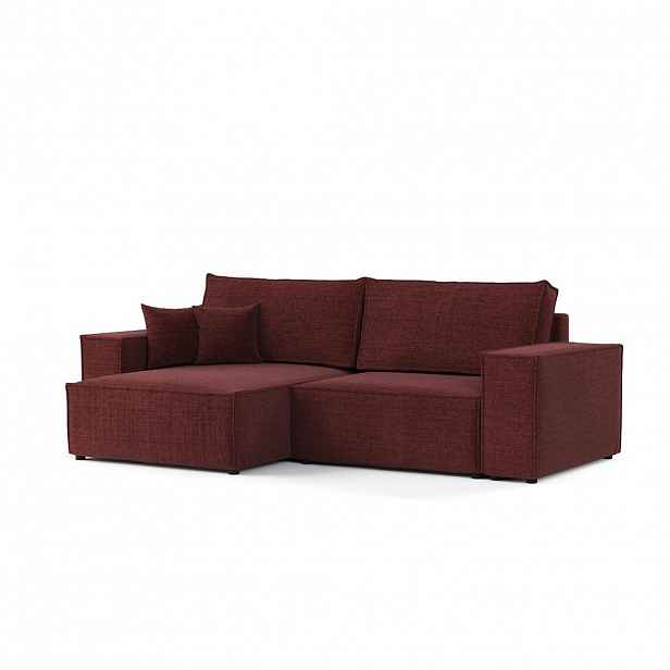 AltaBeds ROHOVÁ SEDAČKA CAVO, textil, Červená