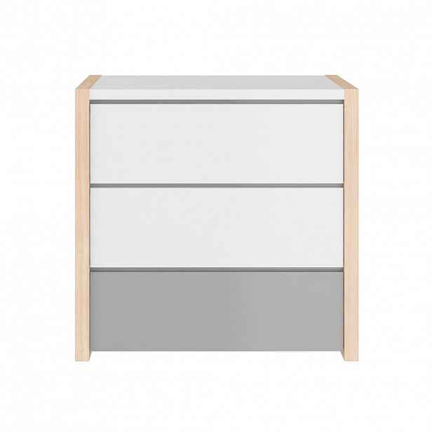 RAUMHIRSCH FURNITURE DĚTSKÁ KOMODA Pinette – rustikální elegance a funkčnost, bílá