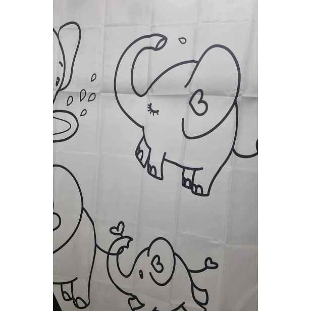 Závěs textilní 175x240cm voděodolný koupelnový Abakuhaus