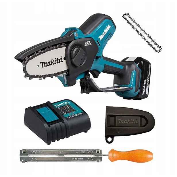 Aku řetězová pila Makita DUC150Z01 18V pila na dřevo Set
