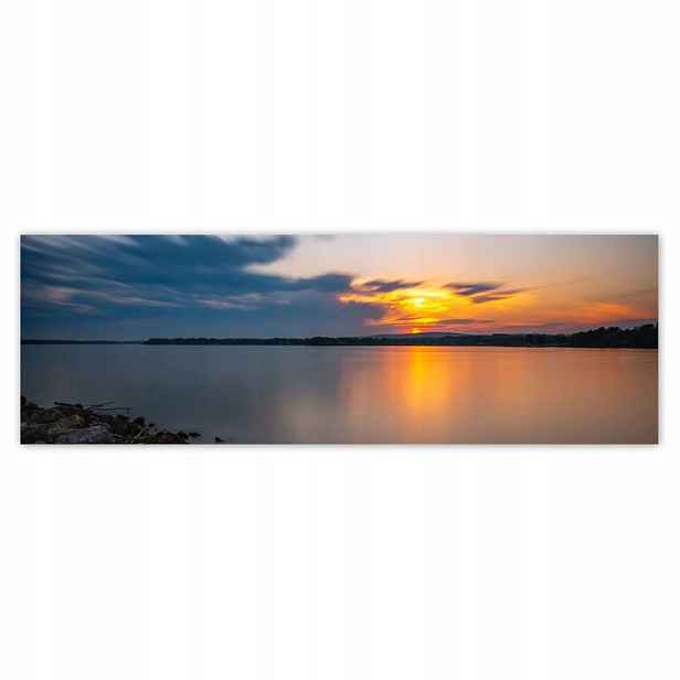 Plakáty 200x66 Kamenná pláž jezero