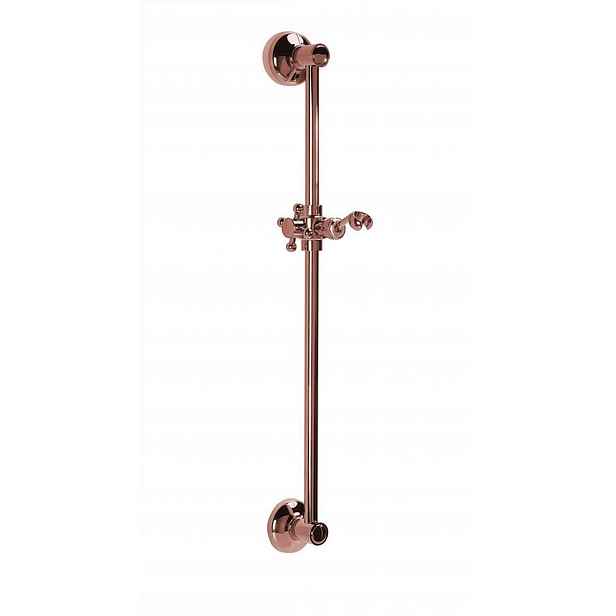 Sapho Reitano Rubinetteria Antea - Sprchová tyč s posuvným držákem, 57 cm, růžové zlato SAL0037