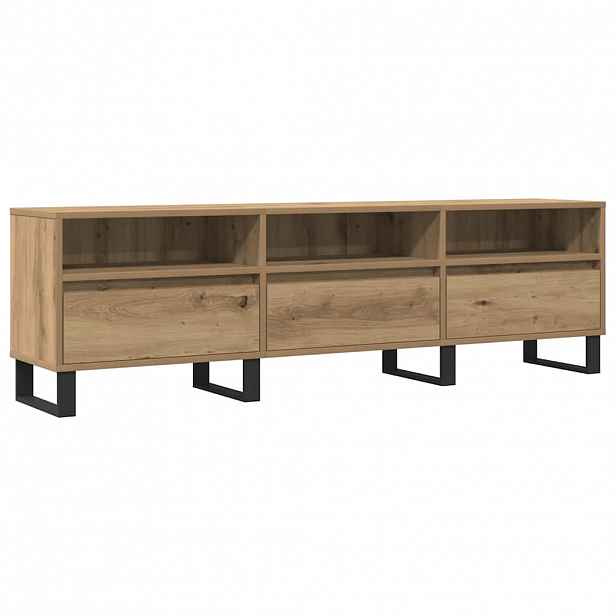 vidaXL TV skříňka dub artisan 150 x 30 x 44,5 cm kompozitní dřevo