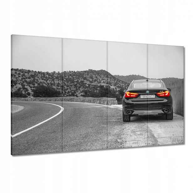 Obrazy 120x80 Bmw černé X6