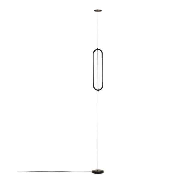 Černá LED stojací lampa (výška 300 cm) Bow – Kave Home