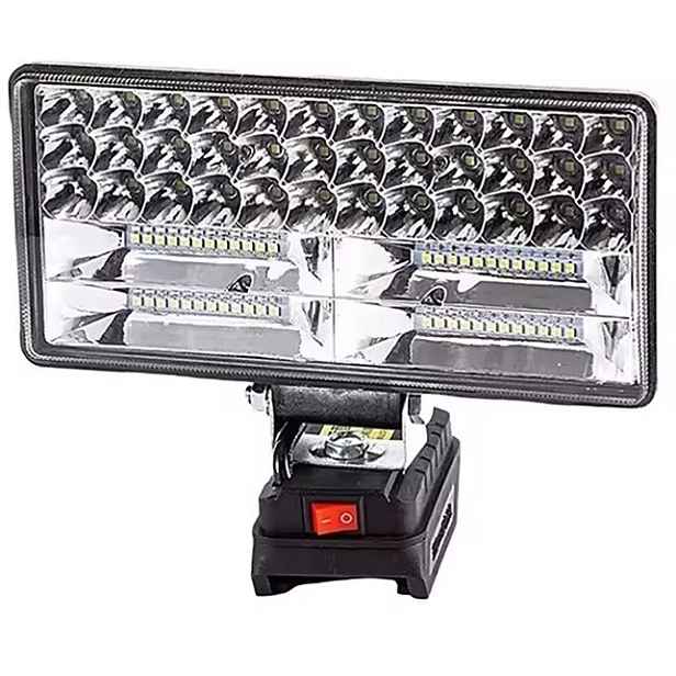 Stavební lampa na baterie akumulátory Makita 18V 21V pod stan na ruby