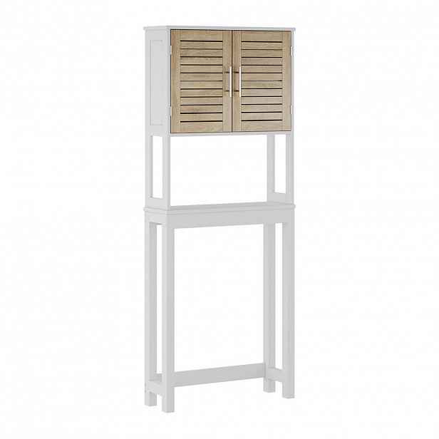 Vicco WC SKŘÍŇKA Looma Bílá/dub 70 x 180 cm se 2 uzavřenými přihrádkami