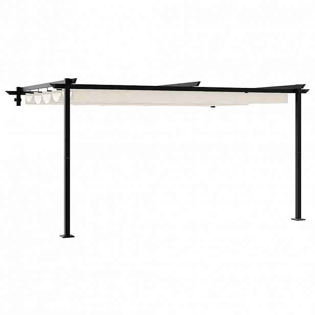 vidaXL Altán 400 x 300 x 200 cm Krémová Polyester