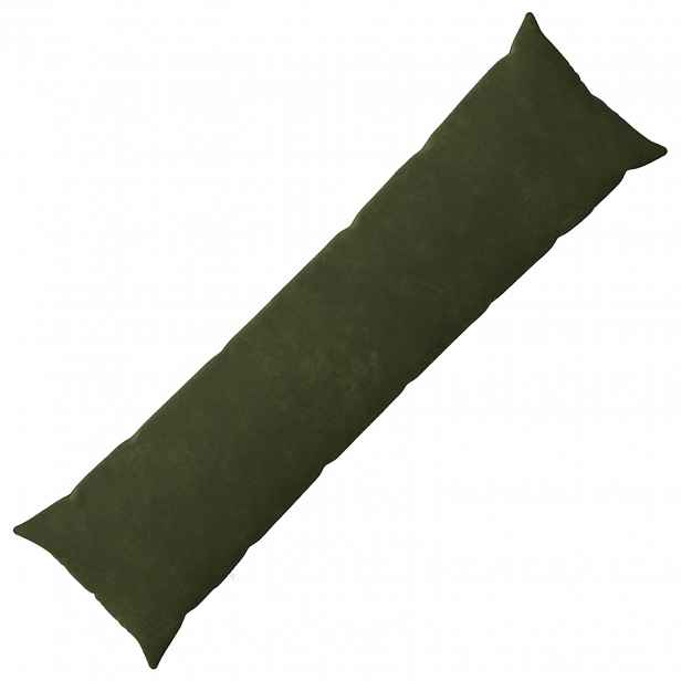 vidaXL Polštář HEERLEN Zelená 40 x 145 cm Mikrovláknová fleece