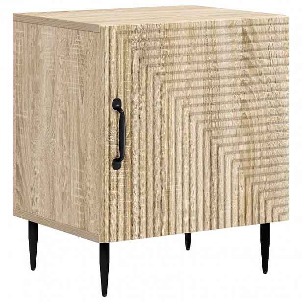 vidaXL Noční skříňka Dub sonoma 43 x 34,5 x 50 cm Kompozitní dřevo