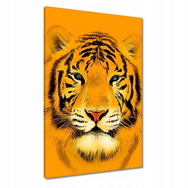 Obrazy 60x90 Oranžový tygr