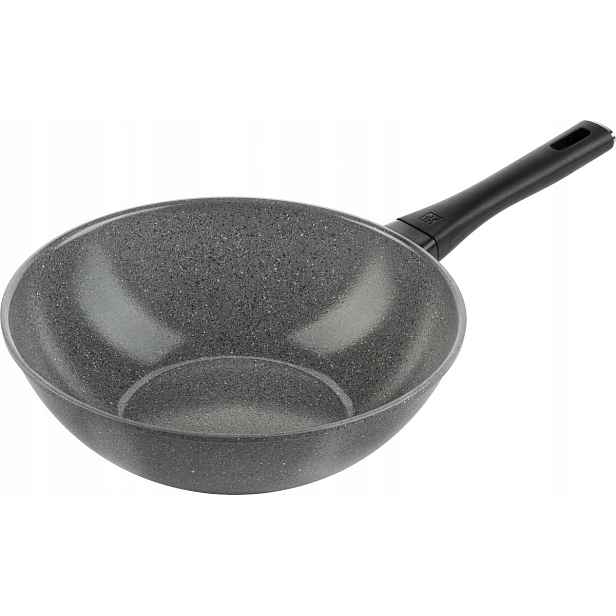 Keramický Wok Zwilling Terreno Plus 28 cm Šedý na indukci do myčky nádobí