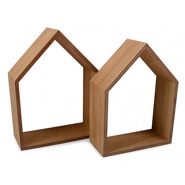 Polička Mdf Hnědá Set /2/ 40 cm Kurýr 9,90