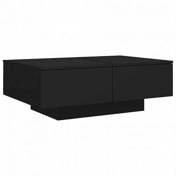 vidaXL Konferenční stolek černý 90 x 60 x 31 cm kompozitní dřevo