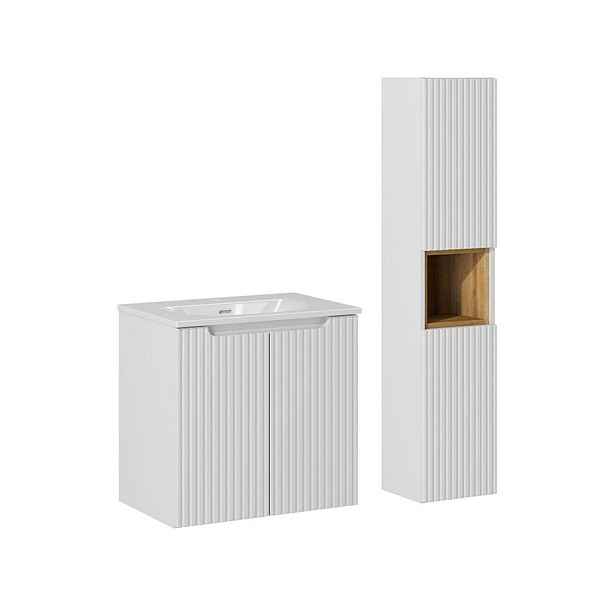 Petits-meubles KOUPELNOVÝ NÁBYTEK 60cm Riva 2er-Set Bílá