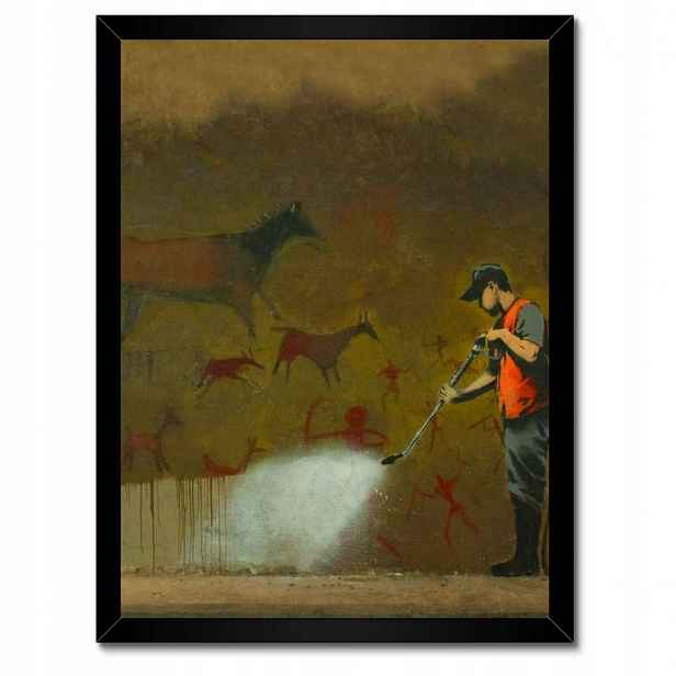 Plakáty v rámu 30x40 Banksy Odstraňování umění