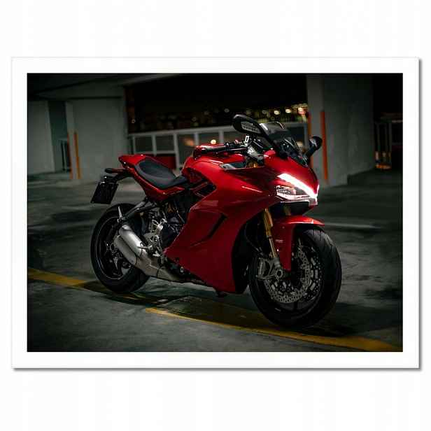 Plakáty v rámu 40x30 Červené Ducati Panigale
