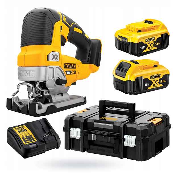 Akumulátorová přímočará pila 18V 2x5Ah Xr Bl 135 mm Dewalt Tstak