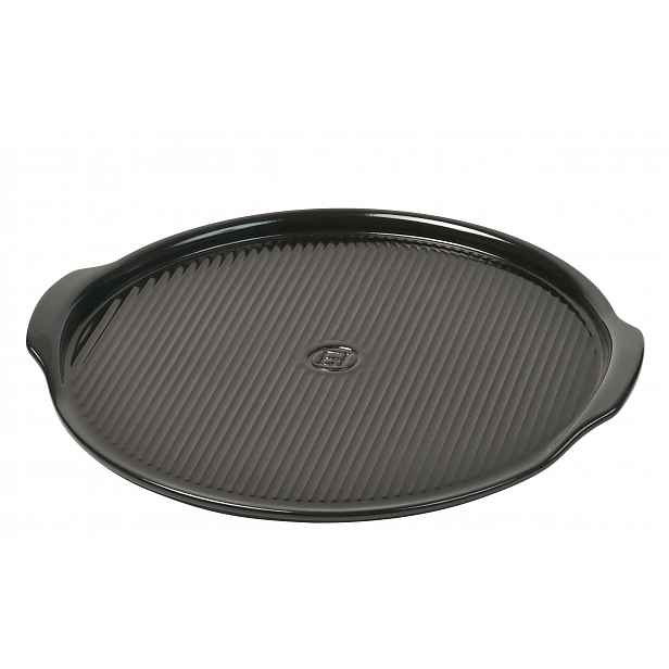 Emile Henry pizza stone, 37 cm, pepřová