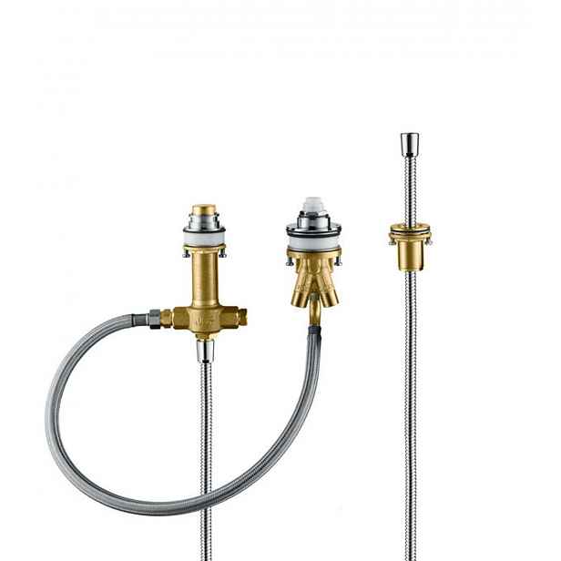 Hansgrohe - Základní těleso pro 3-otvorovou instalaci na okraj vany 13439180